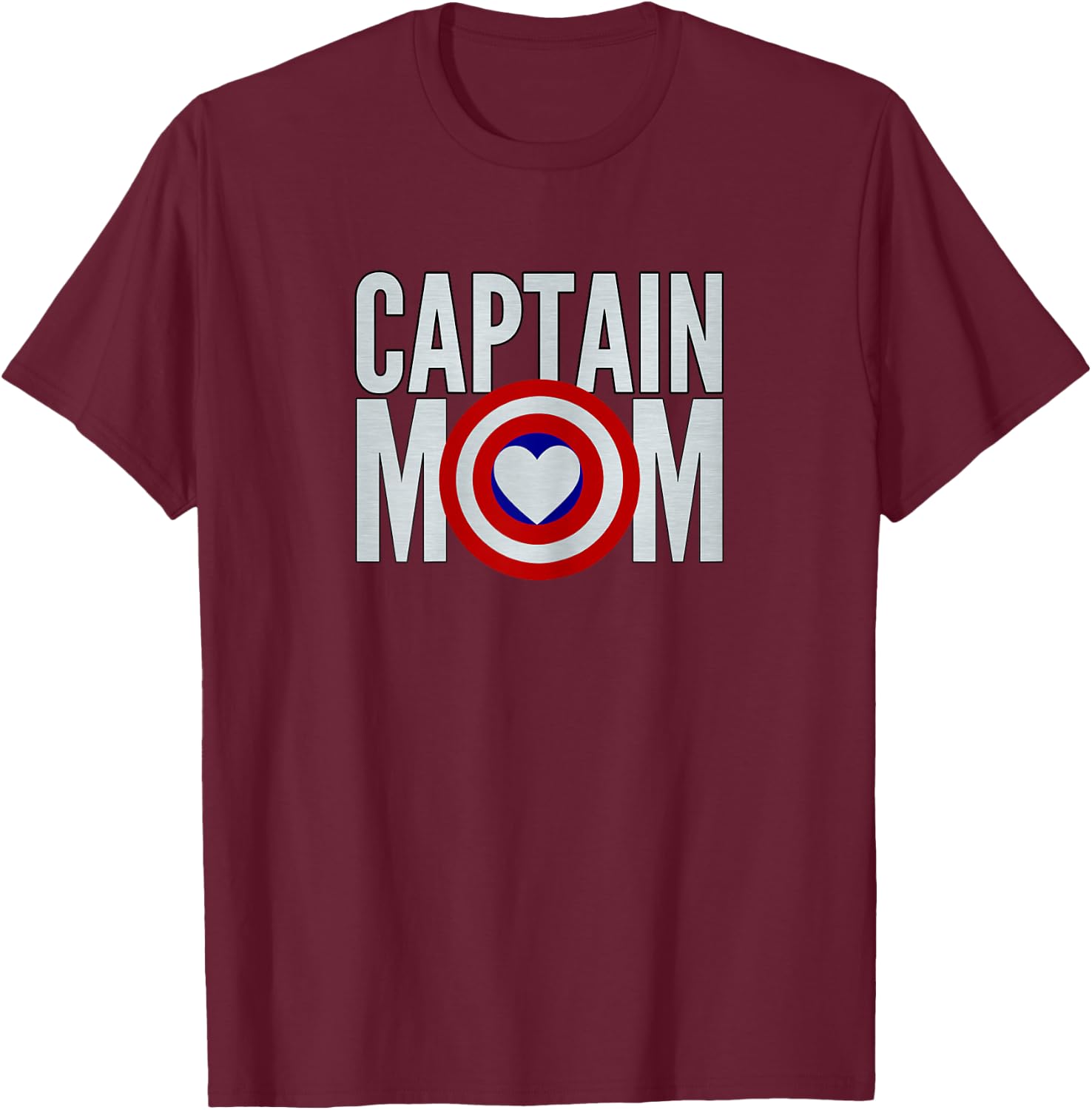 Christmas Mother's Day Mom's Birthday Superhero T-Shirt - T-Shirt | Maroon