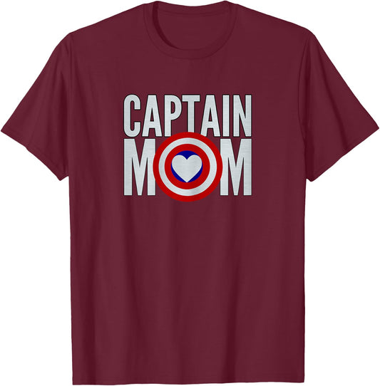 Christmas Mother's Day Mom's Birthday Superhero T-Shirt - T-Shirt | Maroon