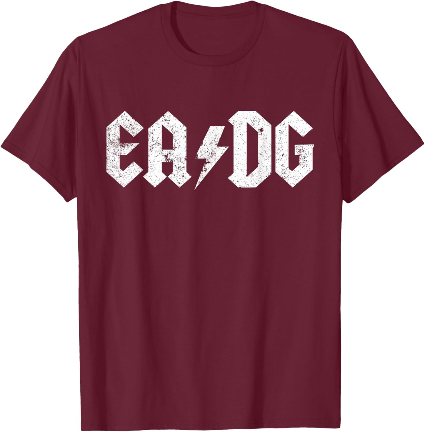 Bass Player T shirt E A D G Strings of the Bass T-Shirt - T-Shirt | Maroon