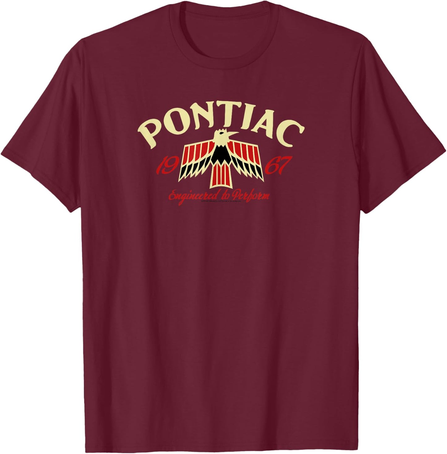 Pontiac 1967 | Classic Look style # 14265 T-Shirt - T-Shirt | Maroon