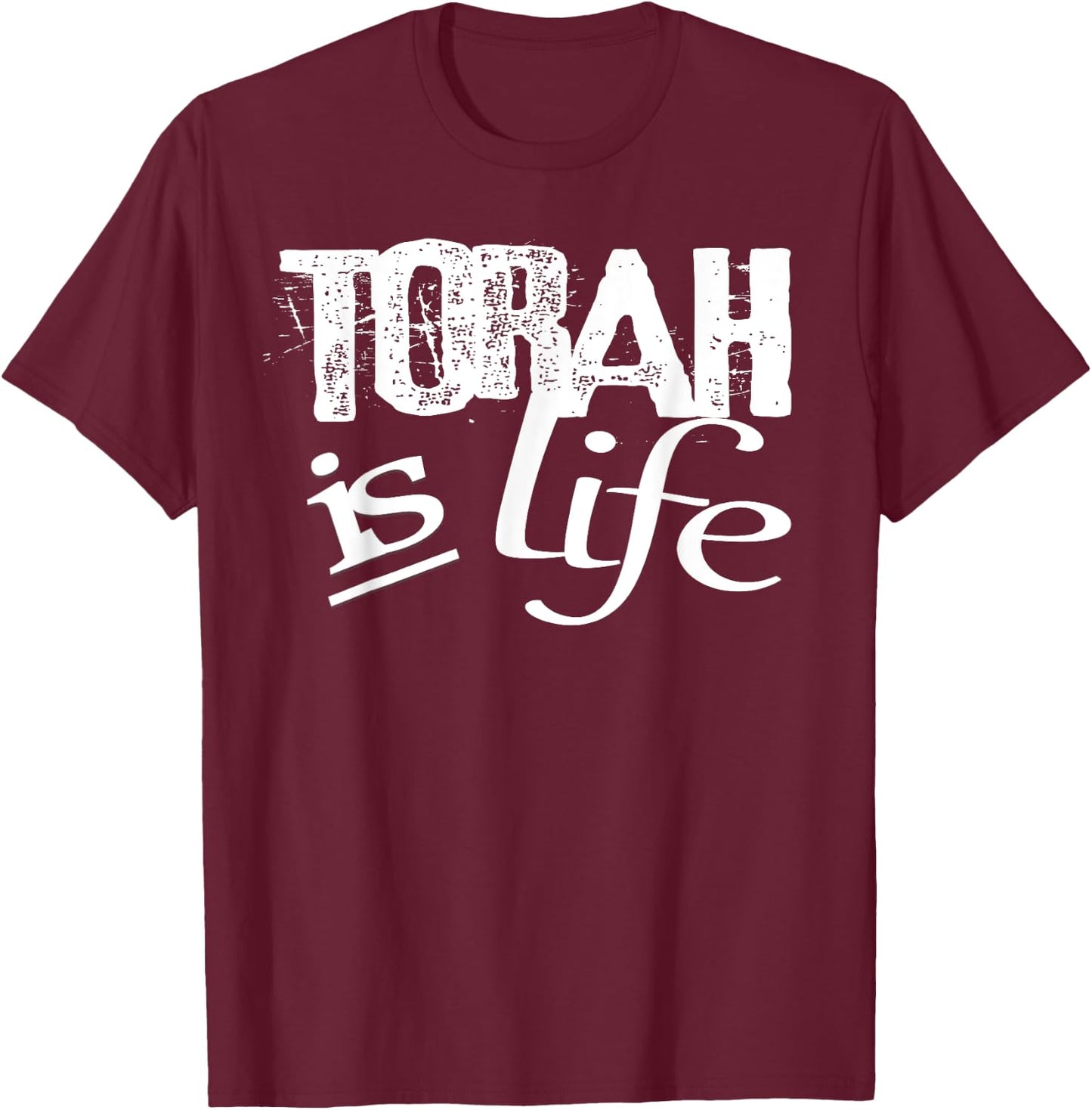 Hebrew Israelite Yahudah Tribe Judah Torah is Life T-Shirt - T-Shirt | Maroon