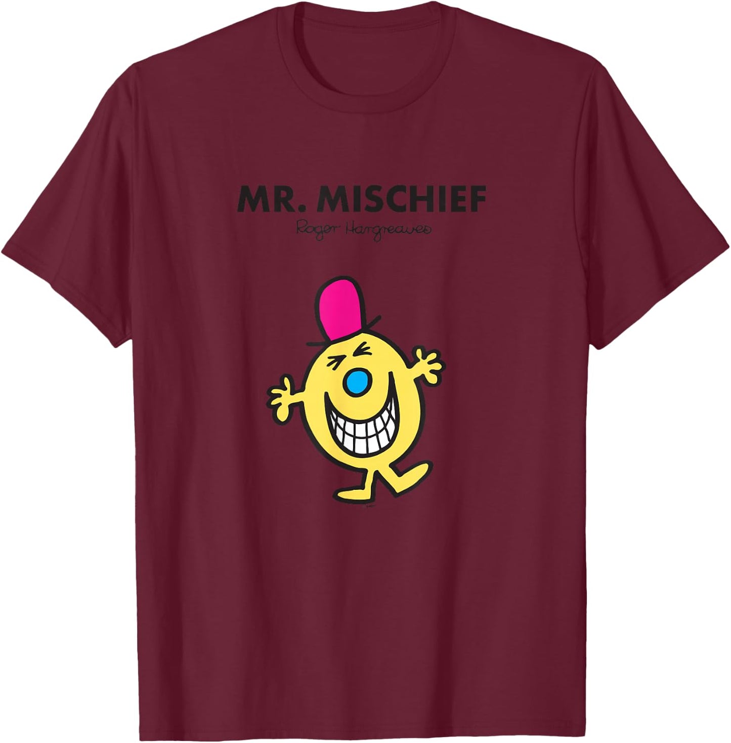 Mr. Men Mr. Mischief T-Shirt - T-Shirt | Maroon