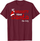 Be Naughty Save Santa The Trip T-Shirt - T-Shirt | Maroon