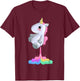 Unicorn Fart Funny Unicorn Shirt Women Girls Unicorn Gift T-Shirt - T-Shirt | Maroon