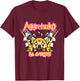 Aggretsuko "No Overtime" Shirt T-Shirt - T-Shirt | Maroon
