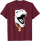 Funny Gangster T-Rex Bitcoin Cryptocurrency Shirt T-Shirt - T-Shirt | Maroon