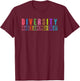 Diversity Makes America Great T-Shirt - T-Shirt | Maroon