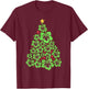 Hawaiian Christmas Tree Mele Kalikimaka Flower Hawaii T-Shirt - T-Shirt | Maroon