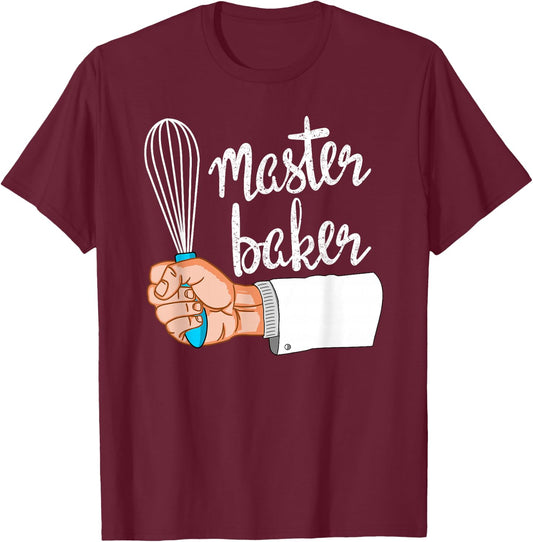 Master Baker Baking Funny Christmas Cookie Master-baker T-Shirt - T-Shirt | Maroon