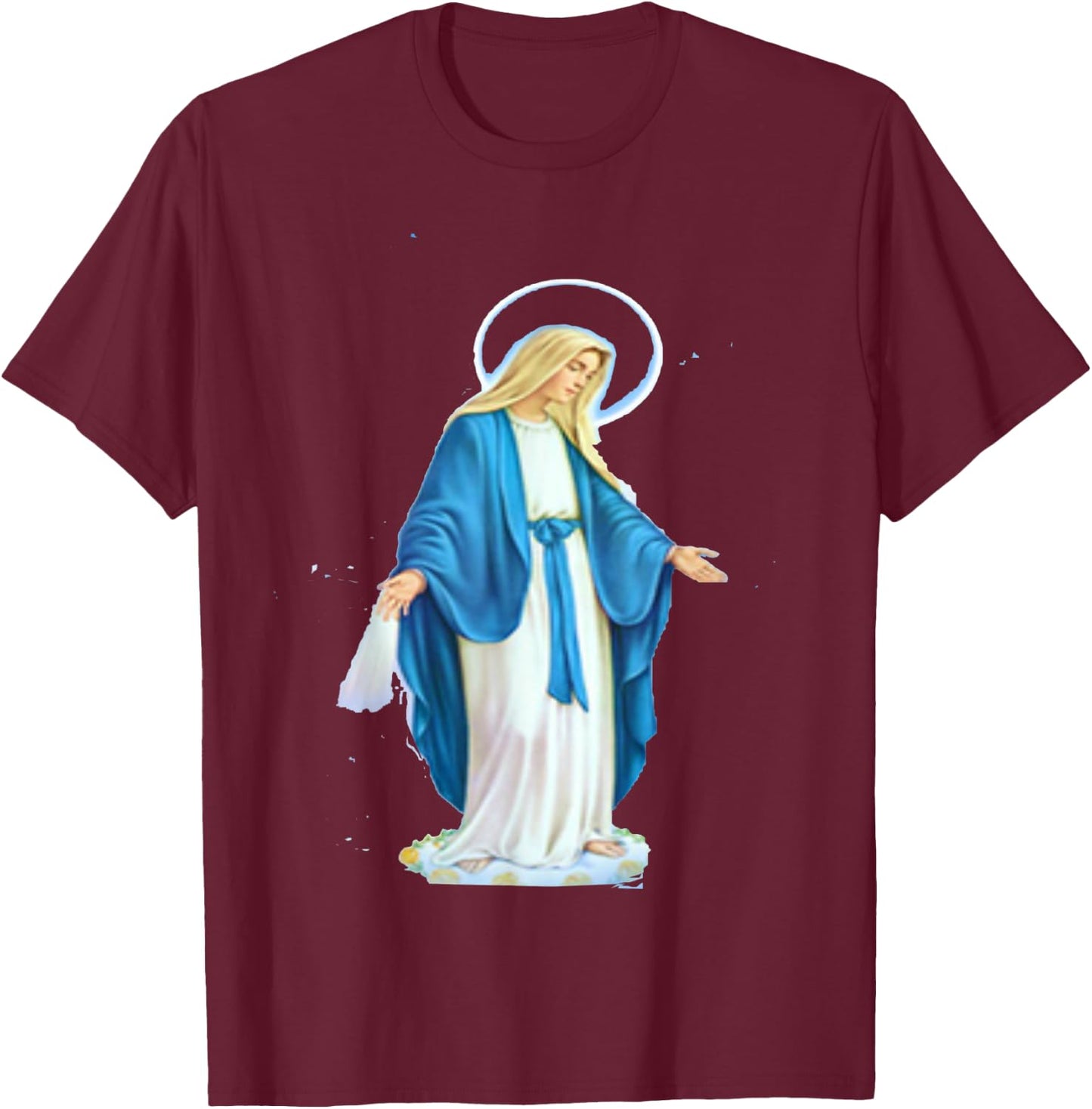 Feast of the Virgin Mary _ Mother of Jesus T-Shirt - T-Shirt | Maroon