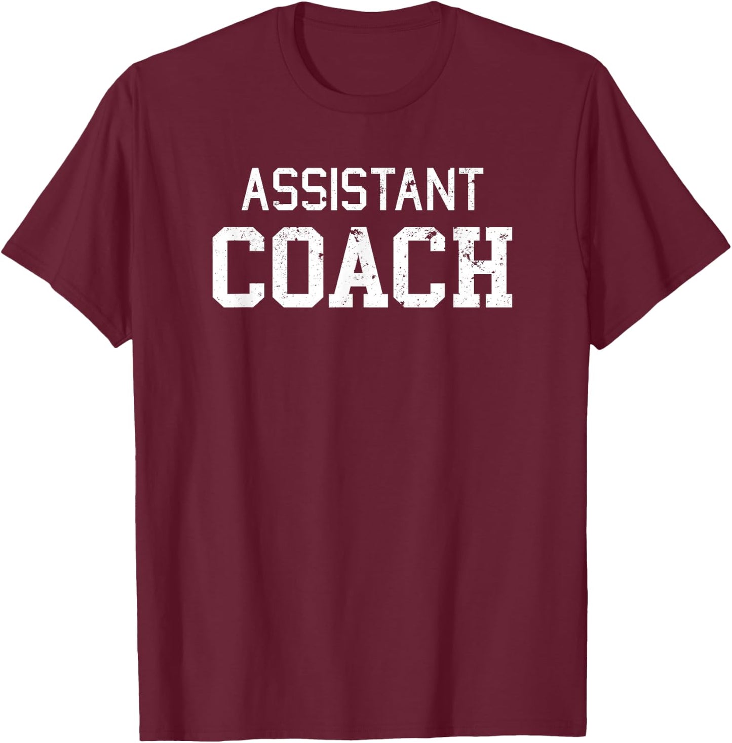 Assistant Coach T-Shirt - T-Shirt | Maroon