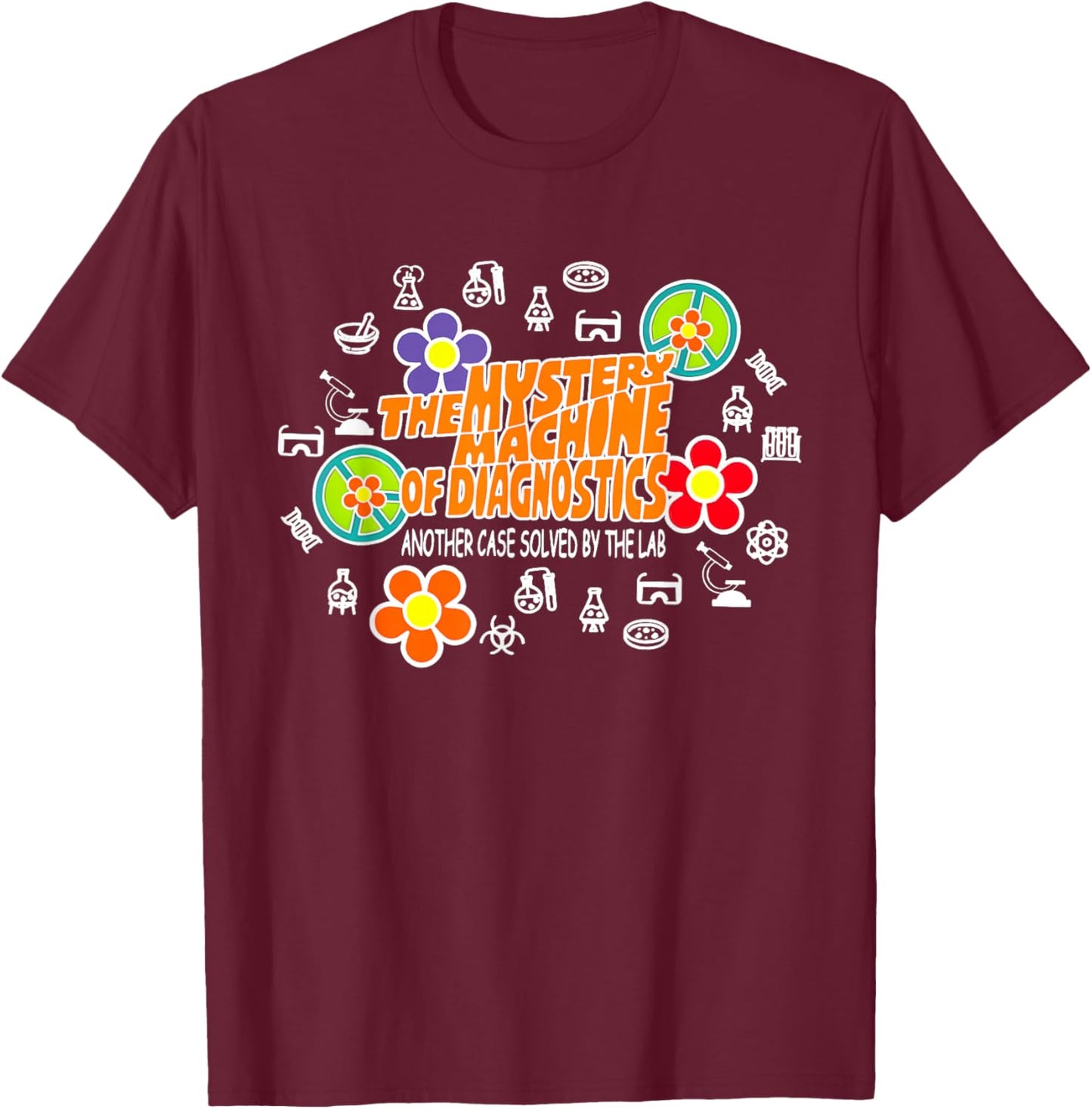 Lab Week 2025 Official Leading the Way in Life-Saving Style T-Shirt - T-Shirt | Maroon