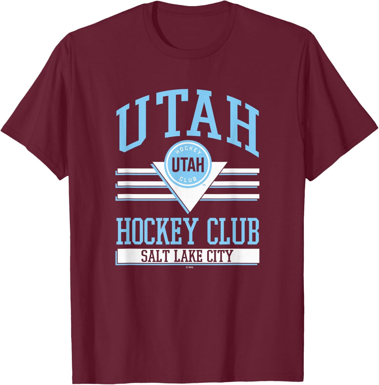 Elite Authentics Adult Black X-Small NHL Utah Hockey Club T-Shirt - T-Shirt | Maroon