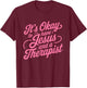 Funny Christian Counselor Therapist Mental Awareness T-Shirt - T-Shirt | Maroon