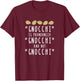 Funny Gnocchi Italian Pasta Foodie Design For Chefs T-Shirt - T-Shirt | Maroon