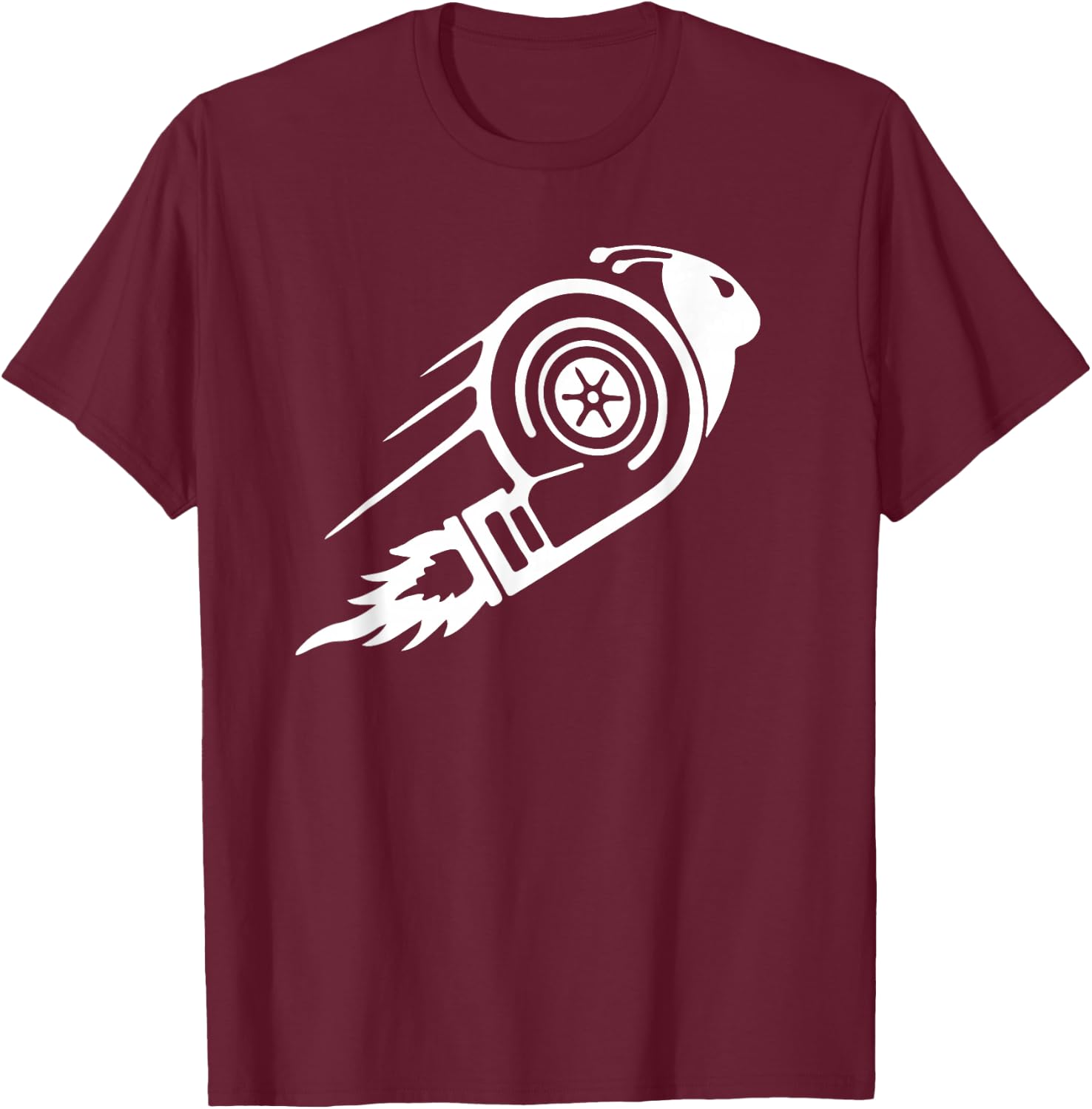 Turbo Snail Boost Racing Team T-Shirt - T-Shirt | Maroon