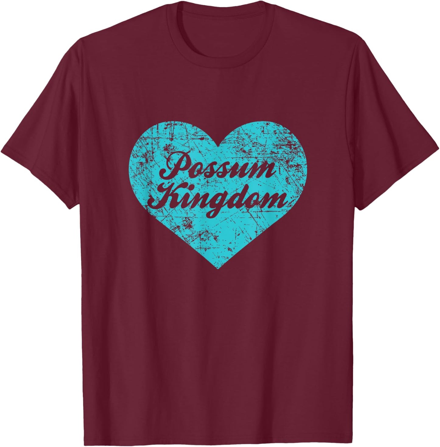 I Love Possum Kingdom Shirt, Texas Camping Gift T-Shirt - T-Shirt | Maroon