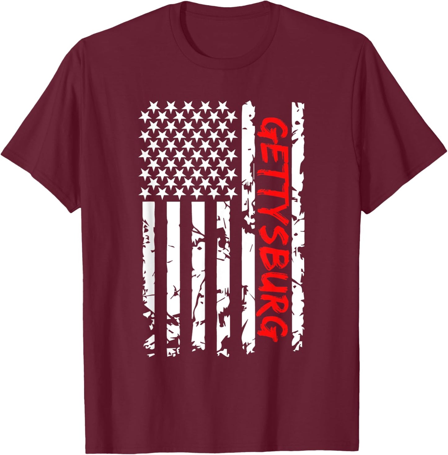 Gettysburg PA T-Shirt - T-Shirt | Maroon