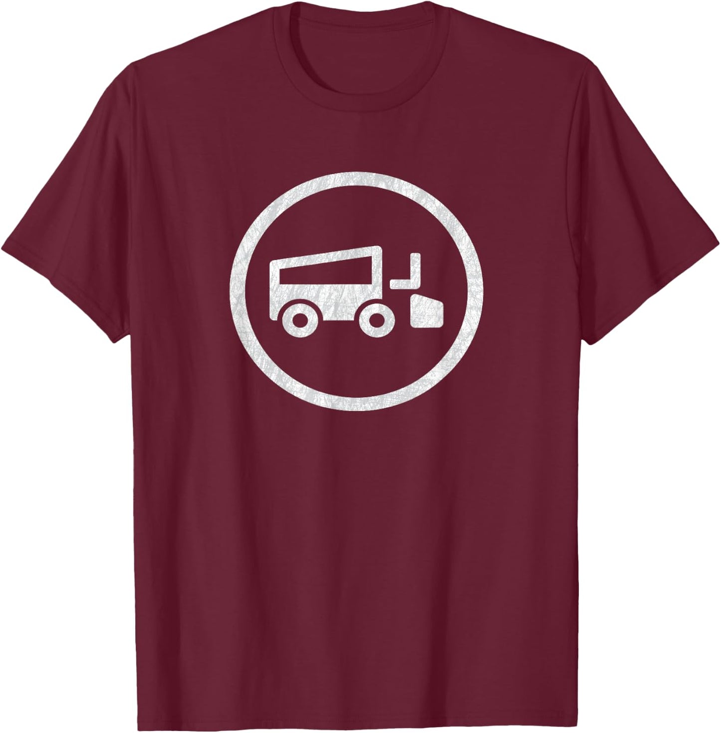 Beer League Hockey Ice Scraper Logo Men Women T-Shirt - T-Shirt | Maroon