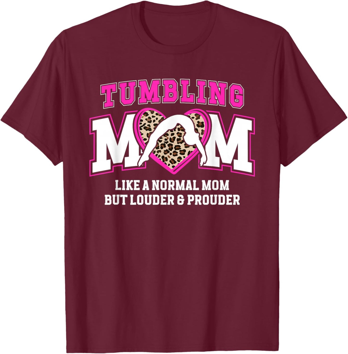 Tumbling Mom Definition Tumbler Mom Tumbling Mother T-Shirt - T-Shirt | Maroon