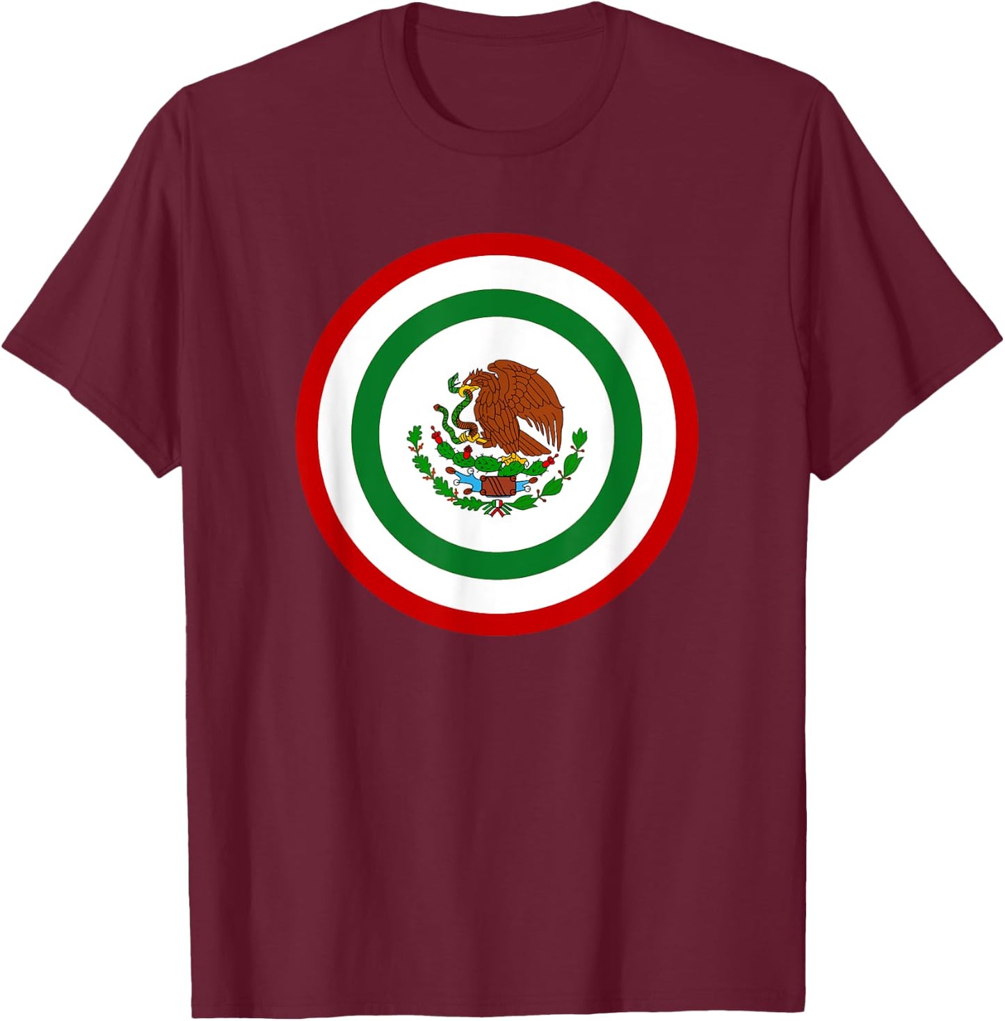 Captain Mexico Jersey - Mexican Superhero T-Shirt - T-Shirt | Maroon