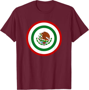 Captain Mexico Jersey - Mexican Superhero T-Shirt - T-Shirt | Maroon