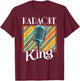 Karaoke King Retro Karaoke Microphone Singer T-Shirt - T-Shirt | Maroon