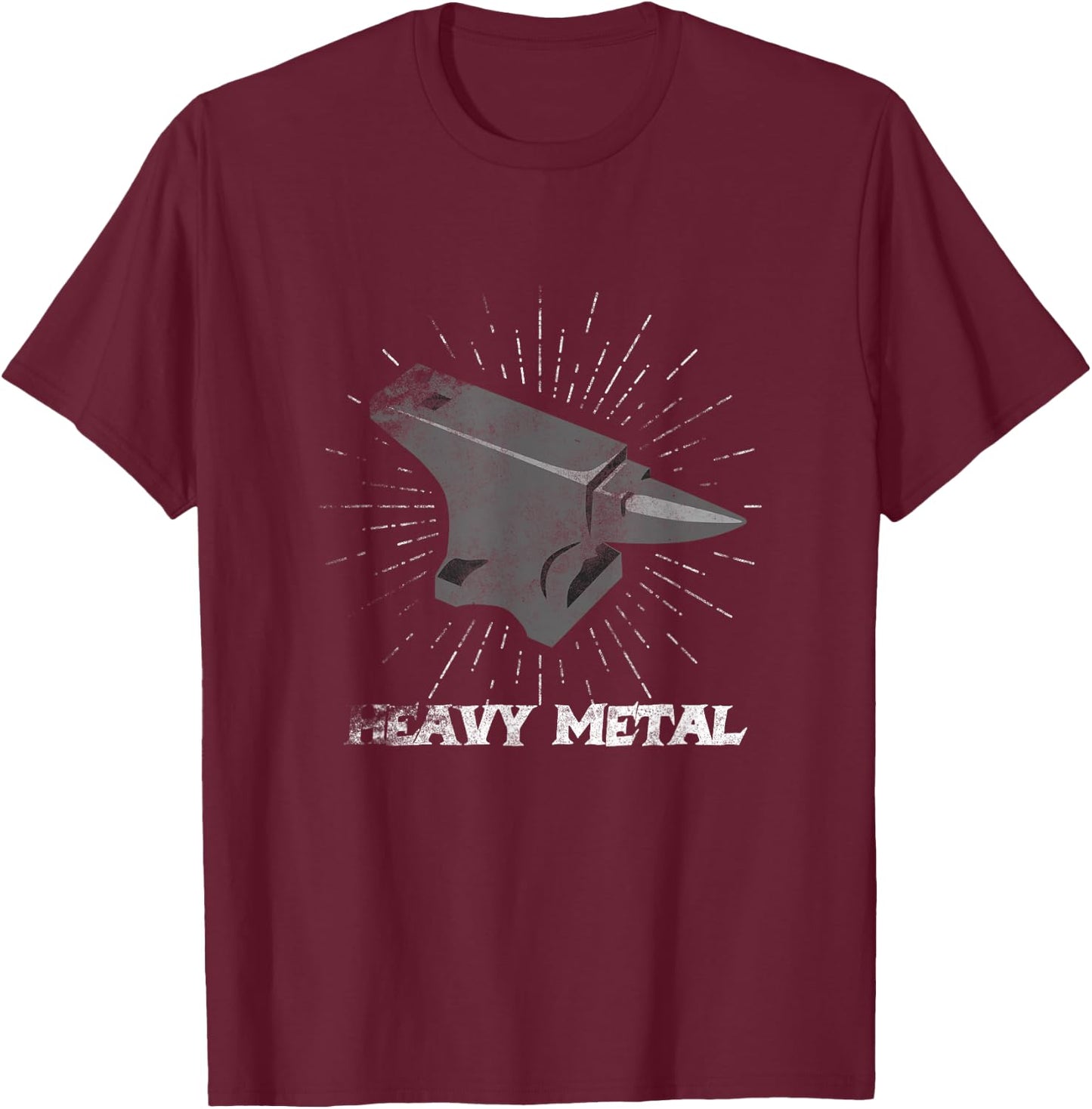 Blacksmith Love Blacksmithing T Shirt Metal Work Heavy T-Shirt - T-Shirt | Maroon