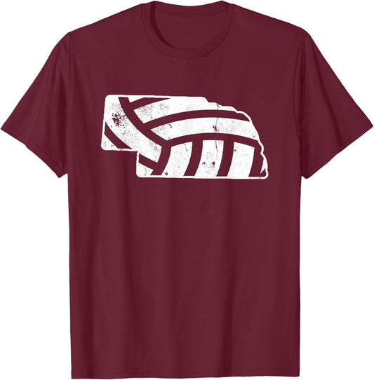 Nebraska Volleyball Apparel Beach Volleyball Shirts T-Shirt - T-Shirt | Maroon