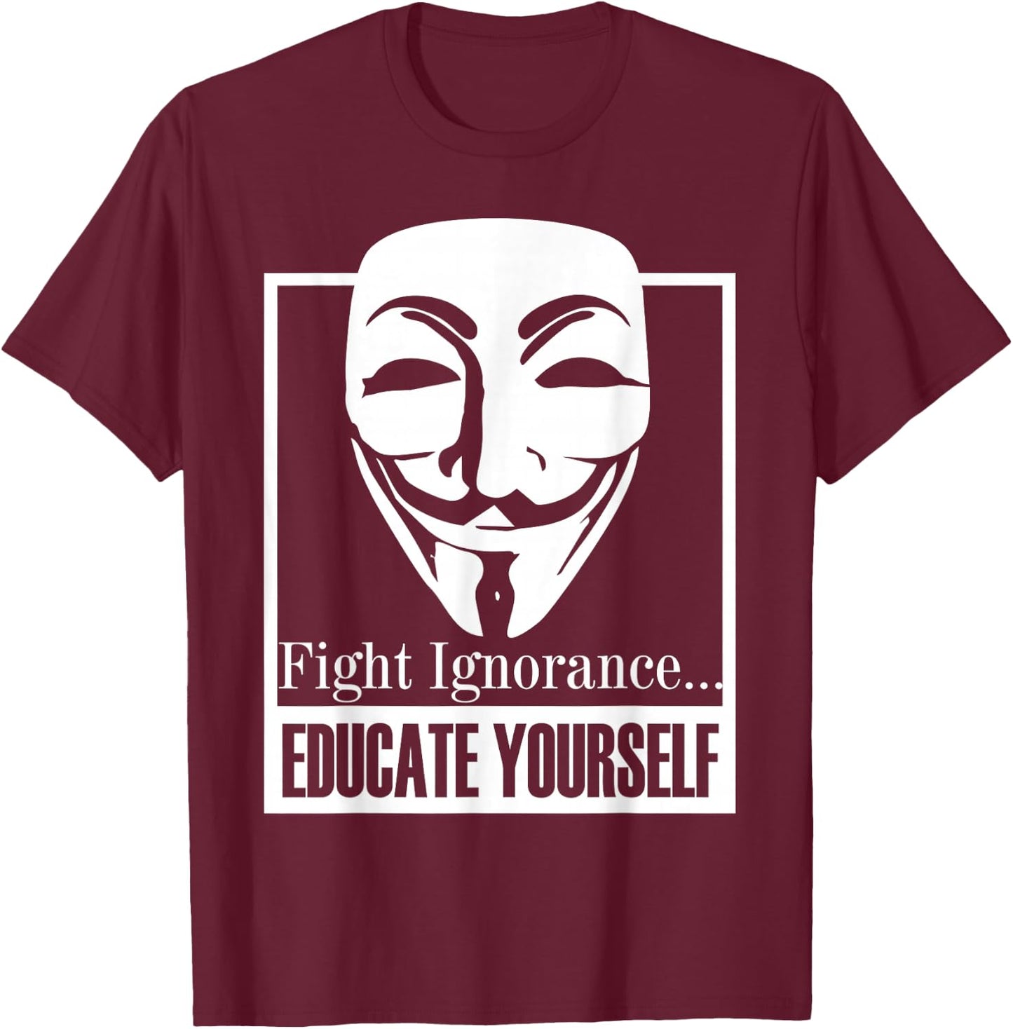 We Are Anonymous Shirt Gifts Hacker Coding Shirt Programmer T-Shirt - T-Shirt | Maroon