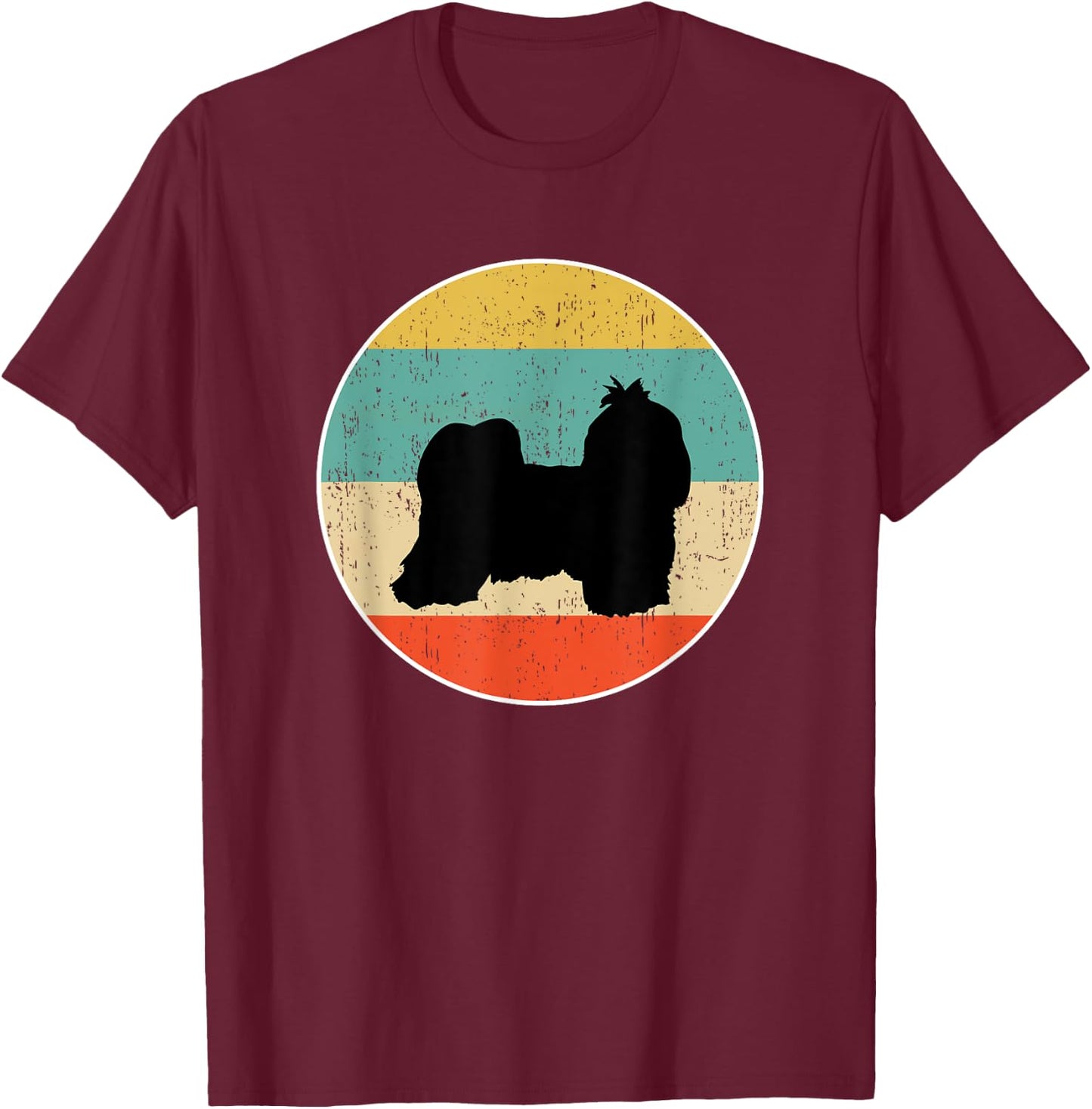 Shih Tzu Dog Gift Men Women Girls Kids T-Shirt - T-Shirt | Maroon