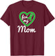 Gallbladder Cancer Shirt For Mom Awareness Ribbon T Shirt T-Shirt - T-Shirt | Maroon