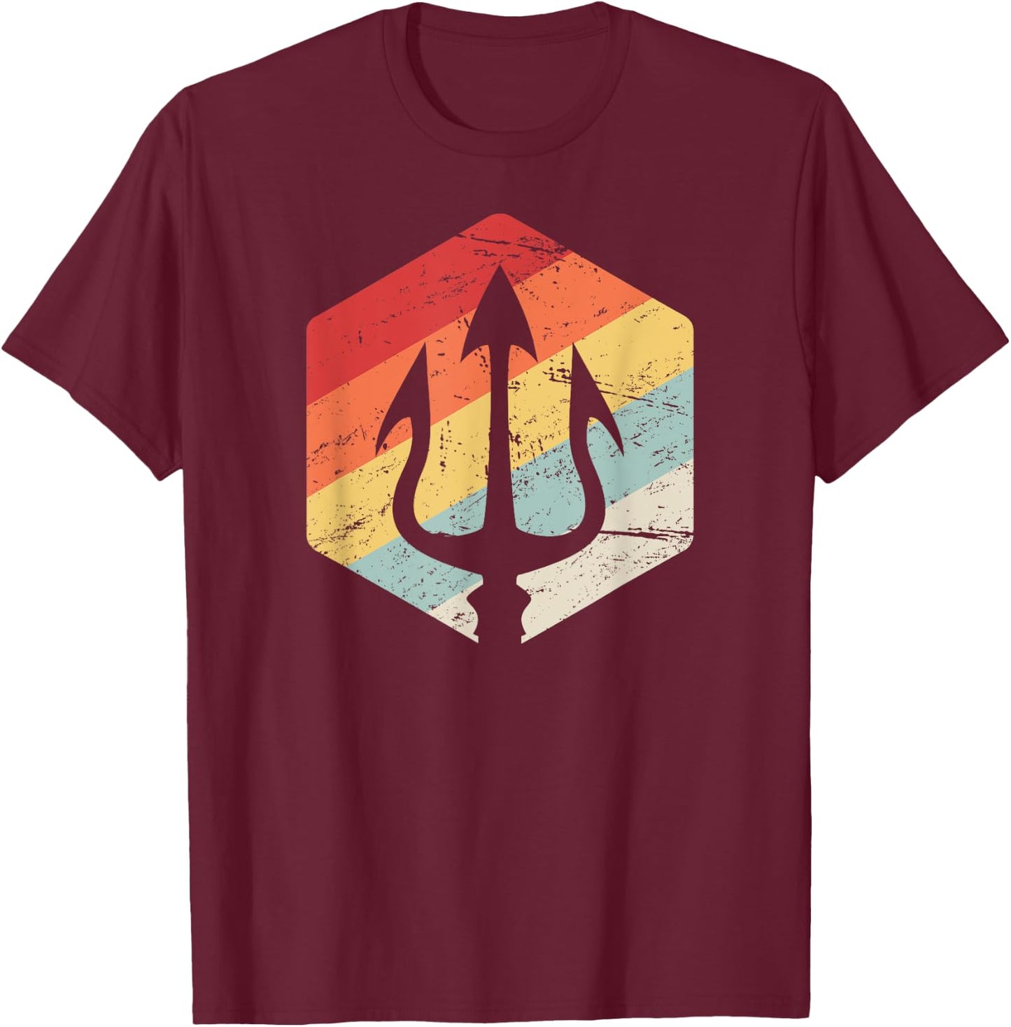 Ancient Greek Mythology - The Odyssey | Retro T-Shirt - T-Shirt | Maroon