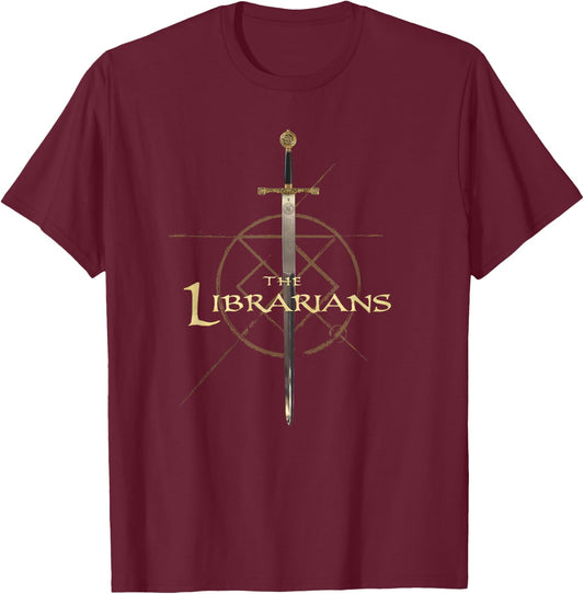 The Librarians Excalibur T-Shirt - T-Shirt | Maroon