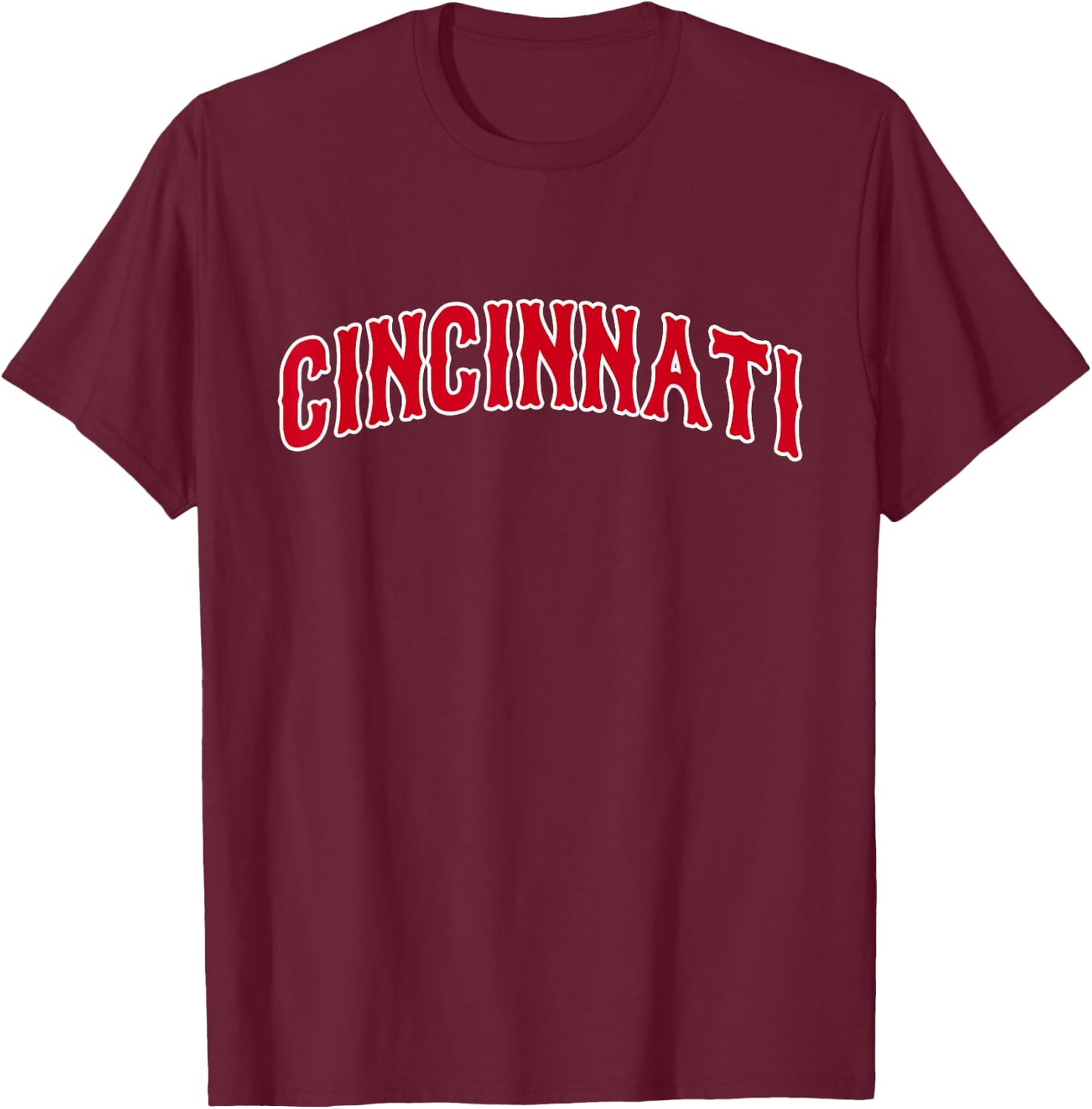 Cincinnati - Throwback Design - Classic T-Shirt - T-Shirt | Maroon