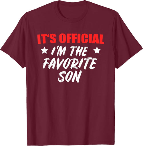 Offical Favorite Son | Parent-Son Gift & Graphic