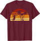 Vintage Sun Volleyball Gift Volleyball Players T-Shirt - T-Shirt | Maroon