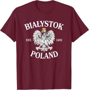 Bialystok Poland T-Shirt - T-Shirt | Maroon