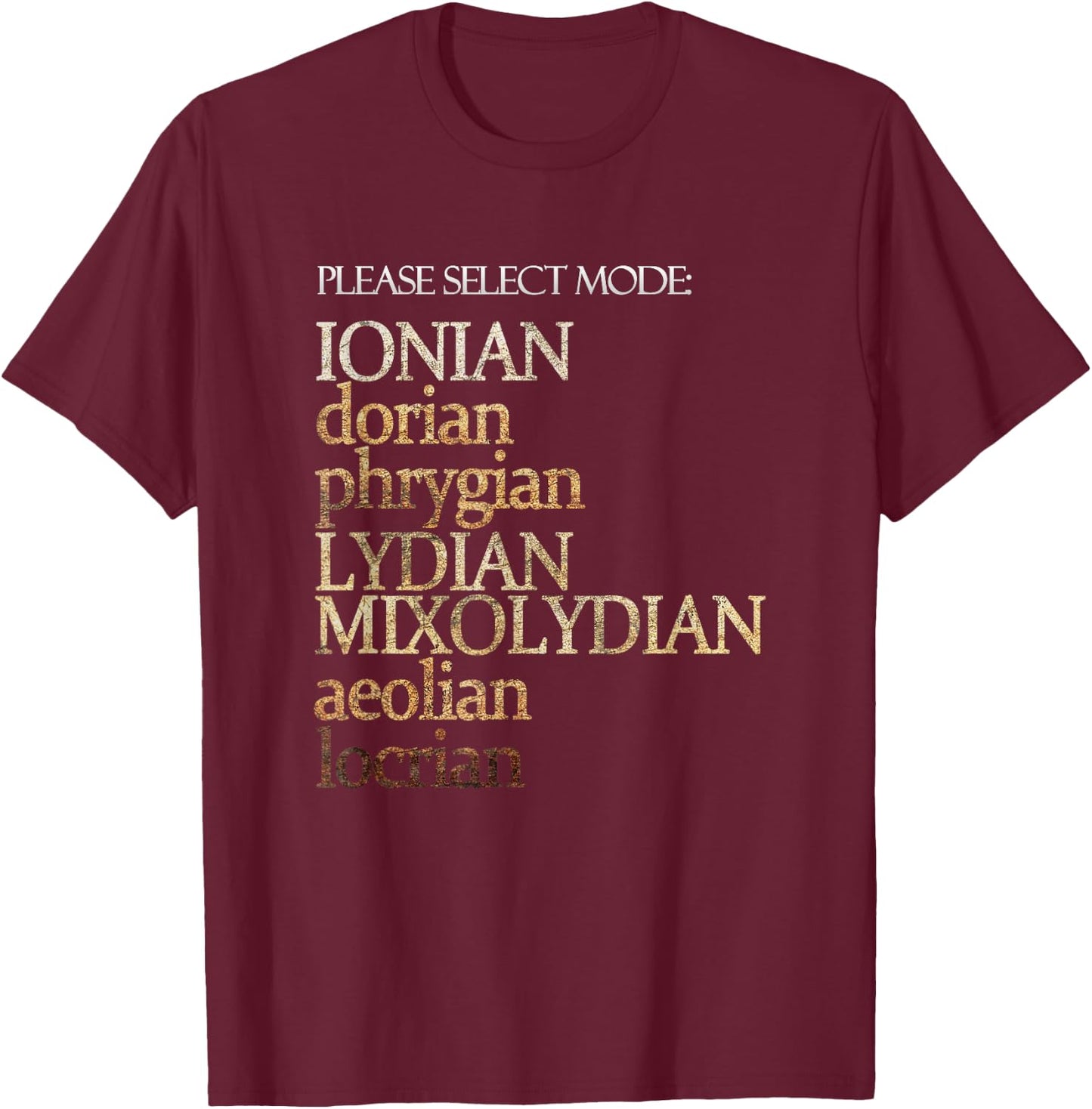 Funny Music Theory for Musicians T-Shirt - T-Shirt | Maroon