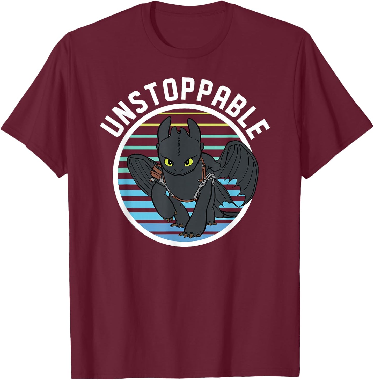How to Train Your Dragon 3 Hidden World Unstoppable T-Shirt - T-Shirt | Maroon