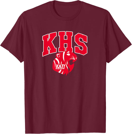 Katy High School Tigers T-Shirt - T-Shirt | Maroon