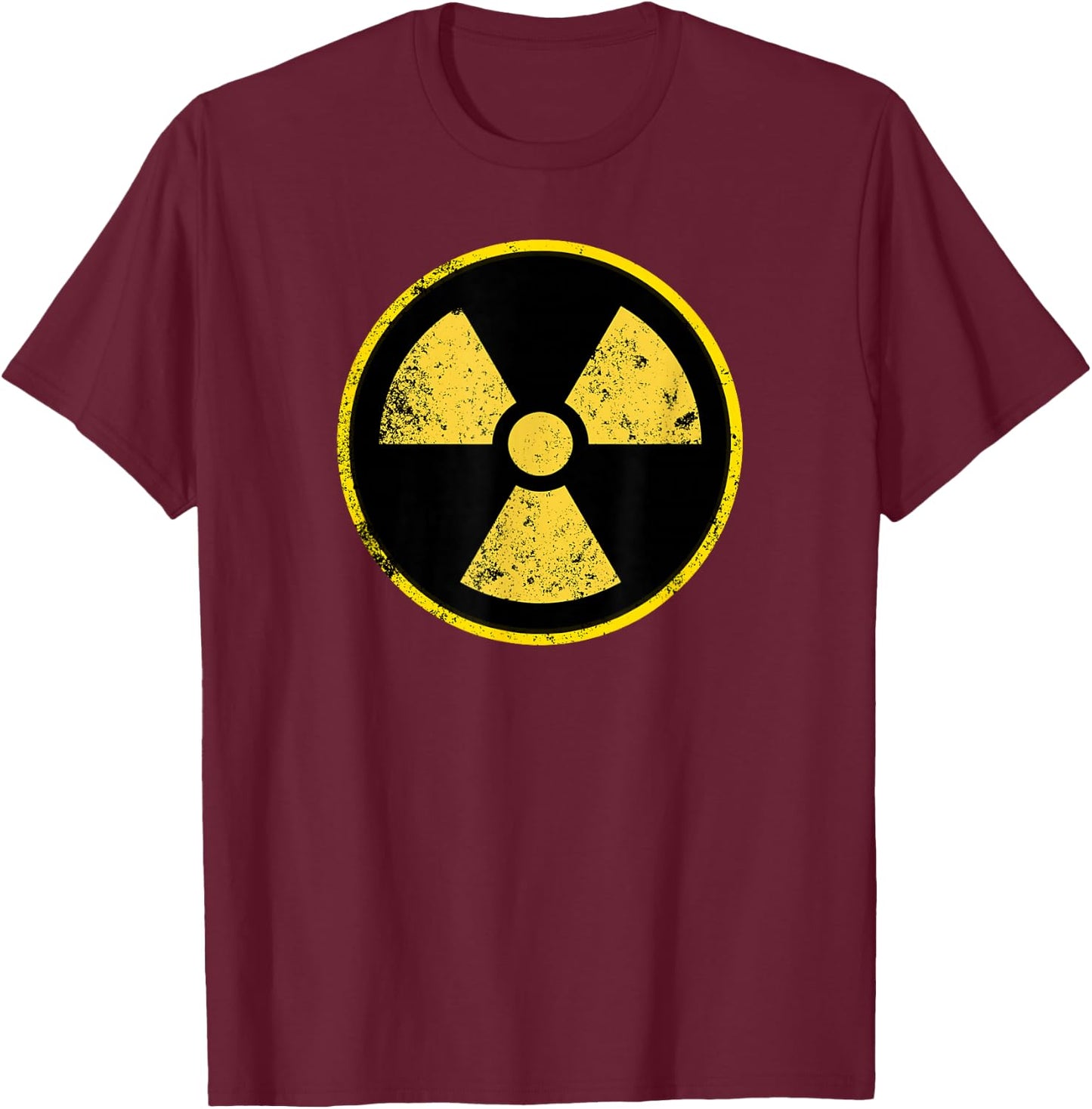 Nuke apparel Distressed T-Shirt - T-Shirt | Maroon
