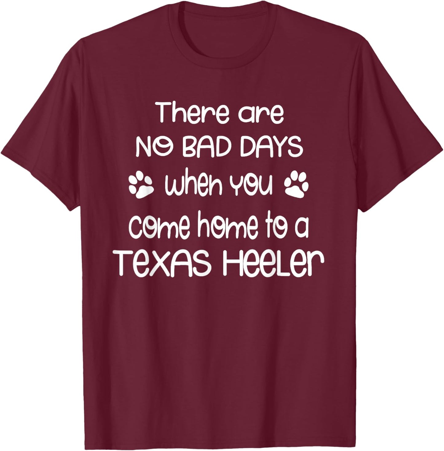Cute TEXAS HEELER Dog Puppy Gift Shirt T-Shirt - T-Shirt | Maroon