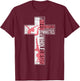 All I Need Is Gymnastics & Jesus Cross Faith Gymnast T Shirt T-Shirt - T-Shirt | Maroon