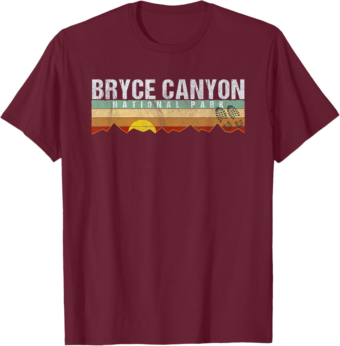 Bryce Canyon National Park - Utah Camping Hiking T-Shirt - T-Shirt | Maroon