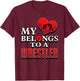 Wrestling Shirts For Girlfriends Mom Coach Grandma Gift T-Shirt - T-Shirt | Maroon