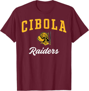 Cibola High School Raiders C3 T-Shirt - T-Shirt | Maroon