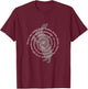 Down the Rabbit Hole. Alice in Wonderland . T-Shirt - T-Shirt | Maroon