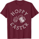 Hoppy Easter Funny Alcohol Drinking T-Shirt - T-Shirt | Maroon