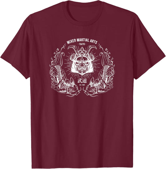 MMA Tokyo Japan Shirt - Mixed Martial Arts T-Shirt - T-Shirt | Maroon